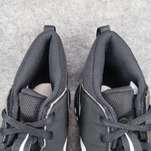 Nike Shoes Youth 6Y Football Cleats Alpha Menace 3 Shark Black White Lace Up - Picture 3 of 14